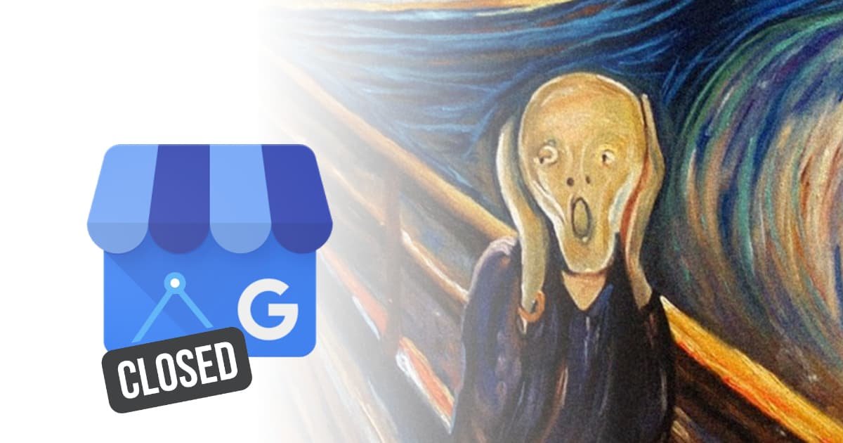 scheda google my business chiusa